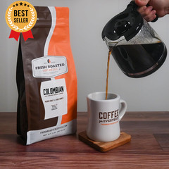 100% Colombian Whole Bean Coffee Medium Roast 2lb Kosher Coffee Beans