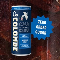 La Colombe Coffee, Cold Brew Black, Unsweetened, 11 fl 11 Fl Oz (Pack of 12)