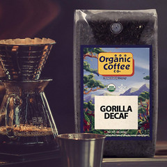Whole Bean Coffee – Gorilla Decaf (2Lb Bag), Medium Roast, Swiss Water Proces…