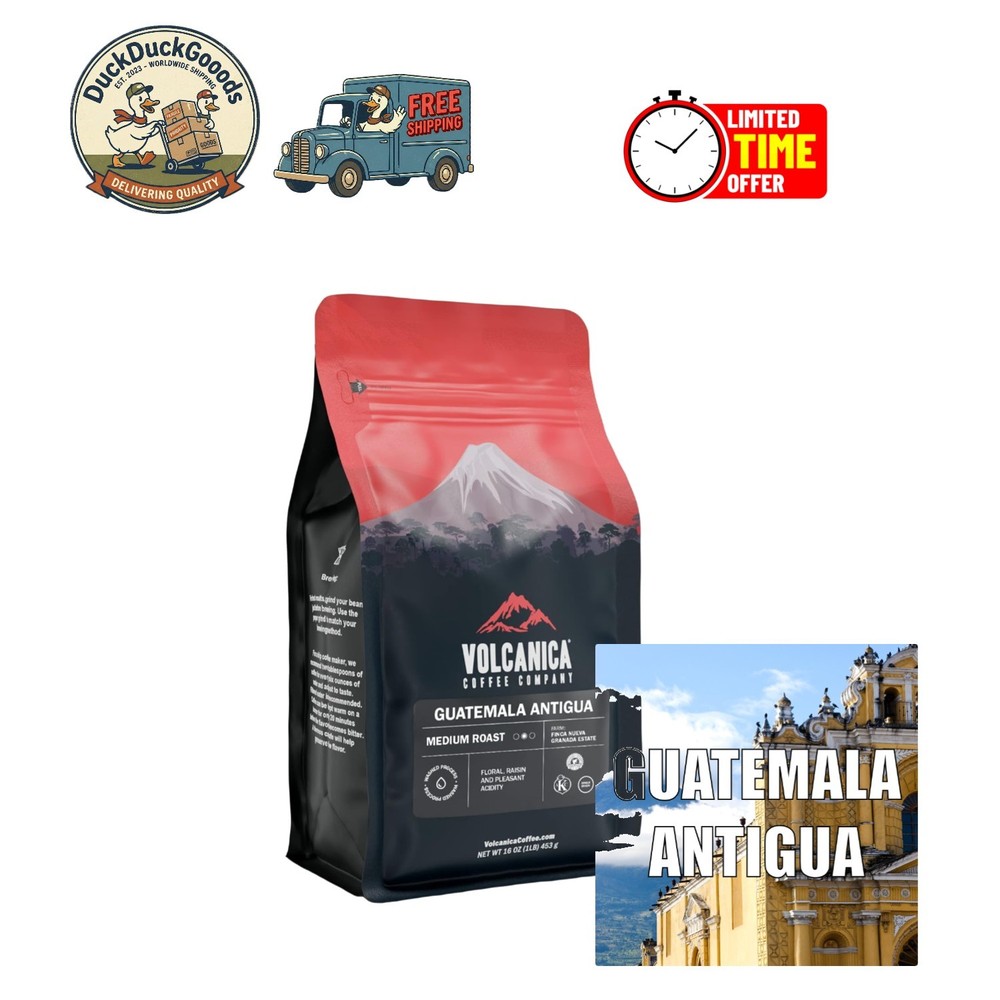 Fresh Roasted Guatemalan Coffee, 16oz Medium Roast – Complex Flavor Profile