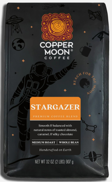 Copper Moon Coffee Stargazer Blend, Whole Bean, 2 Lb.