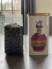 Blanton’s Barrel Aged Coffee 12 oz Whole Bean RARE Limited production