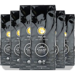 Smart Ass Medium Whole Bean Coffee By Kicking Horse 10 Oz 6 Pack