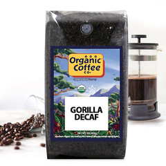 Whole Bean Coffee – Gorilla Decaf (2Lb Bag), Medium Roast, Swiss Water Proces…