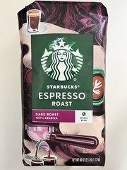 Starbucks Whole Bean Coffee, Espresso Roast Dark 40 oz.