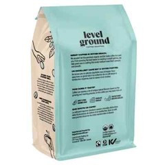Level Ground Peru Medium Roast Organic Whole Bean Coffee 907g/32oz (2/Case)
