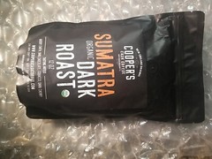 Coopers Cask Cofee Sumatra Organic Dark Roast 12 Oz