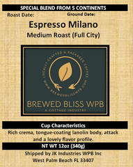 Roasted on Demand Coffee: Espresso Milano