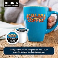 Kauai Coffee DARK Roast NA PALI COAST 10 Single Serve k-Cups Keurig 4.2 Oz. 6 Pk