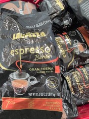 Lavazza Espresso Barista Gran Crema Whole Bean Coffee, Medium Roast 2.2 lb Bag