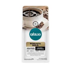 EXCELSO Robusta Gold Roasted Coffee Beans 200 grams Indonesia Product