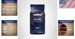 Super Crema Coffee – Arabica & Robusta Blend, 2.2 lb for Espresso Lovers