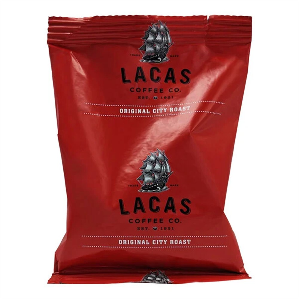Lacas Coffee Original City Roast Coffee Packet 2.5 oz – 42/Pieces WS-110LCPKCITY