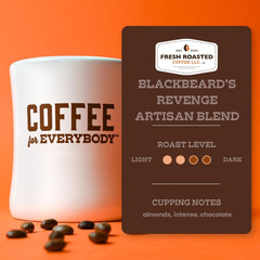 Blackbeard’s Revenge Medium Roast Whole Bean Coffee, 5 lb, Kosher