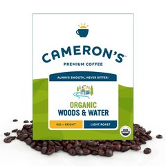 Cameron’s Coffee Roasted Whole Bean Coffee, 64 Ounce (Pack of 1), brown