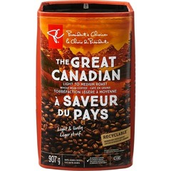 President’s Choice The Great Canadian Light to Medium Roast Whole Bean Coffee
