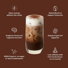 MUDWTR Organic Coffee Mocha Mushroom Coffee – 2.1oz
