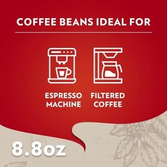 Lavazza Qualità Rossa Ground Coffee, Medium Roast, 8.8 Ounce (Pack of 4)
