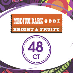 100% Arabica Colombian Medium Roast Ground Coffee Pods, 48 Ct