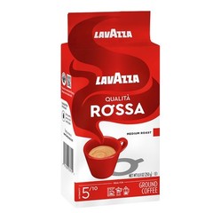 Lavazza Qualità Rossa Ground Coffee, Medium Roast, 8.8 Ounce (Pack of 4)