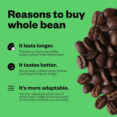 – Whole Bean Coffee – Freshly Roasted Coffee Beans – Premium Coffee – Multiple F