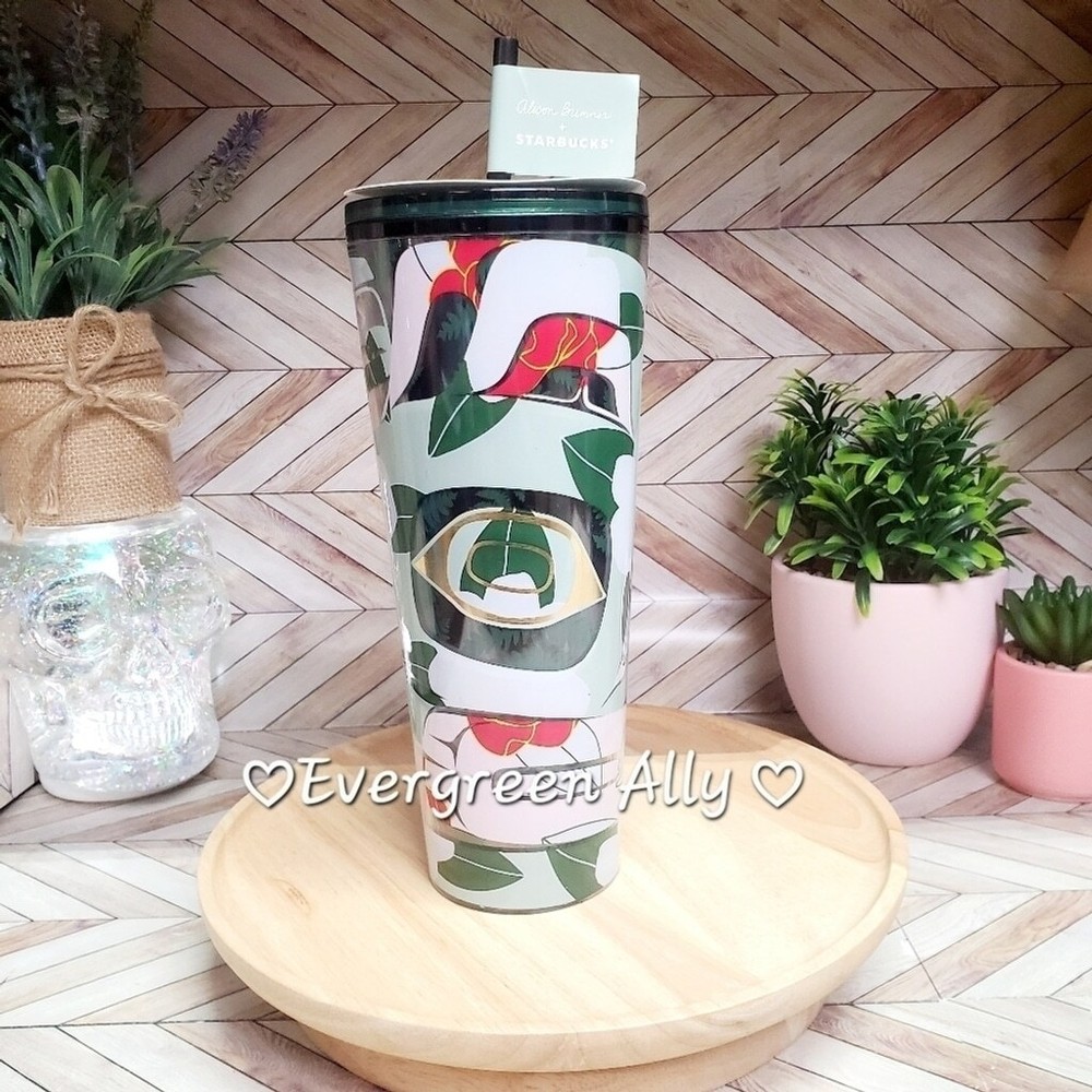 ⭐️NWT⭐️2024 Starbucks x Alison Bremner Alaska Artist Wood Carving Venti 24oz