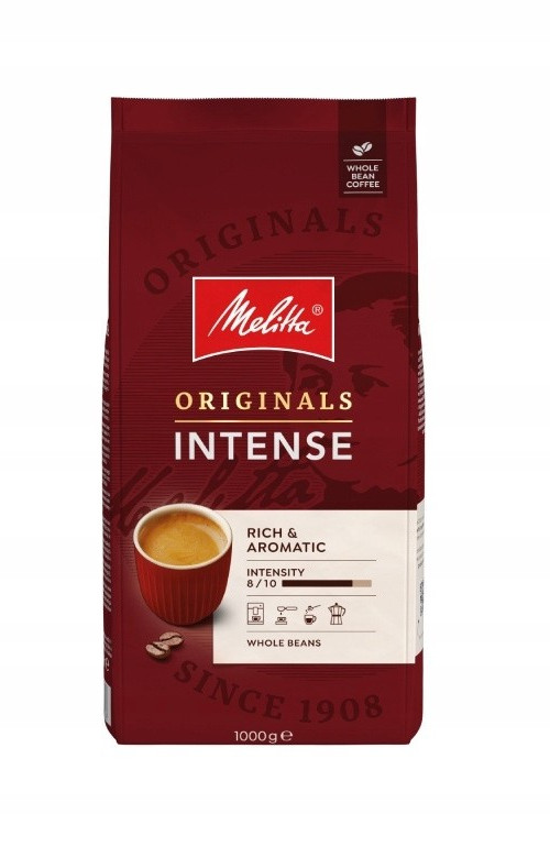 Melitta ORIGINALS INTENSE – Coffee Beans Bag 1000g / 1kg / 35.3oz