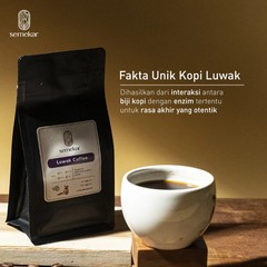 1 Kg Wild Civet Whole Beans Coffee Roasted Luwak Coffee Arabica Gayo 100%