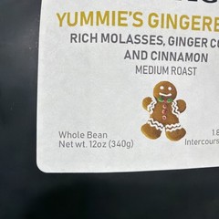 Kitchen Kettle Village Yummies Gingerbread Coffee Beans 2 Bags