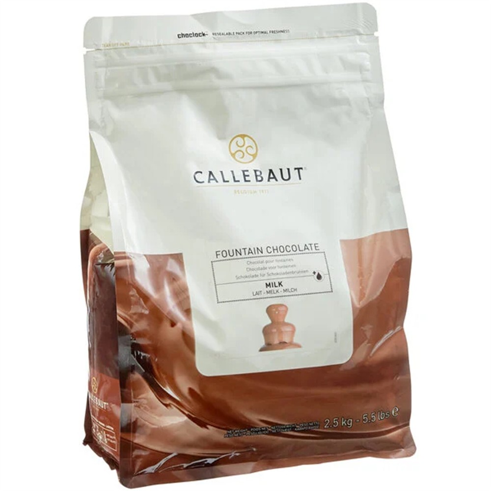 Callebaut N823 Milk Chocolate Callets? for Fountains 5.5 lb. WS-409C823NU76