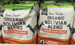 2 Packs Trader Joe’s Organic Fair Trade Bolivian Blend Bean Coffee 12 oz Each