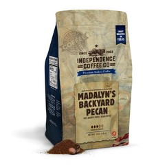 Independence Coffee Co. Madalyn’s Backyard Pecan Flavored Mellow Body, Light Roa