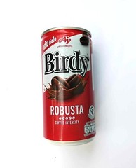 Canned ready-to-drink coffee made from Robusta coffee beans BIRDY 12 X 180 ml