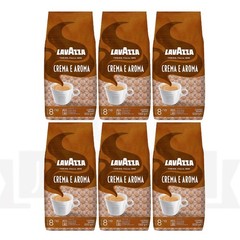 Lavazza Crema e Aroma Whole Bean Coffee, Medium Roast, 2.2 lb Bag – PACK OF 6