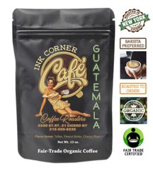 Ink Corner Cafe Organic Roasted Coffee Beans Guatemala Single Origin Fair Trade