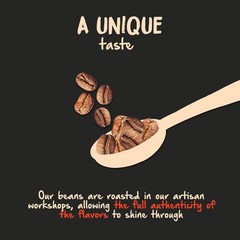 NATURELA Organic Coffee Beans | Intenso Blend 100% Arabica & Robusta | Prem