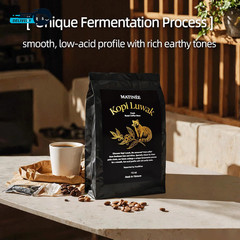 Wild Kopi Luwak Coffee Beans Medium Roast Whole Bean Coffee Sustainably Sourced