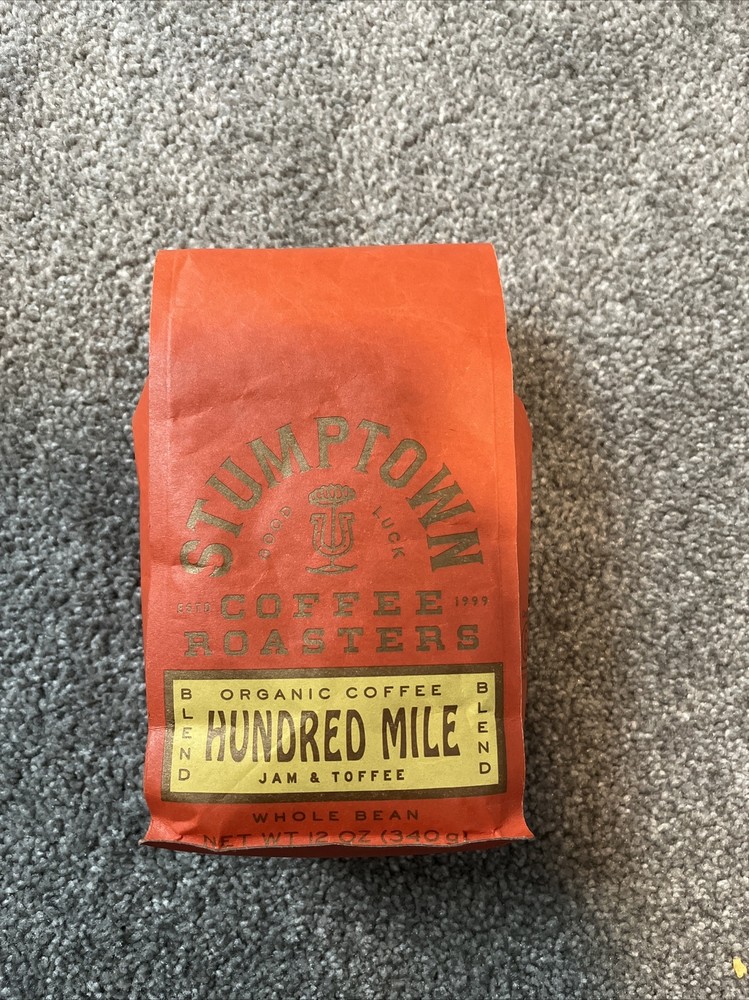 Stumptown Coffee Roasters Hundred Mile Bean Organic Jam Toffee Yummy Comfortable
