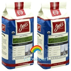 2 Packs Jose’s Organic French Dark Roast Whole Bean Coffee 3 LB Each Pack