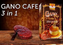 Ganocafe 3-in-1 Dark Roast Whole Bean Coffee – 3 Boxes (60 Sachets)
