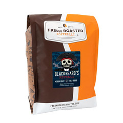 Blackbeard’s Revenge Medium Roast Whole Bean Coffee, 5 lb, Kosher