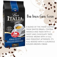 Kaffee Bar Italia Gran Gusto Espresso Coffee Beans, 1kg (2.2 lb) | Authentic …