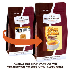 , Crème Brûlée Flavored Whole Bean Coffee, Medium Roast, Kosher, 12 Oz