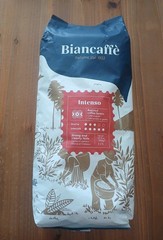 Biancaffè Whole Italian Roasted Coffee Beans, Strong & Creamy, Intenso, 2.2 Lb