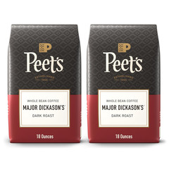 Peet’S Coffee, Dark Roast Whole Bean Coffee – Major Dickason’S Blend, 18 Ounce B