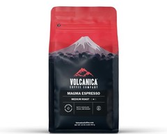 16 OZ Magma Medium Espresso Roast Whole Bean Arabica Blend Kosher Coffee