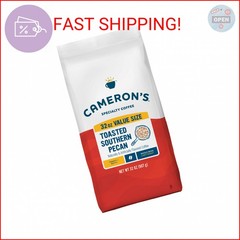 Cameron’s Coffee Roasted Whole Bean Coffee, Flavored, Toasted Southern Pecan, 32