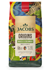 JACOBS ORIGINS Brazil & Colombia Coffee Beans Sweet & Fruity 1 kg 35oz