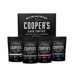 Artisanal Bourbon & Whiskey Coffee Sampler – 4 Ounce Bags of Flavorful Beans