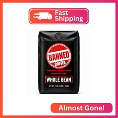 Whole Bean Coffee | Strong Coffee | High Caffeine | Dark Roast | 16 oz